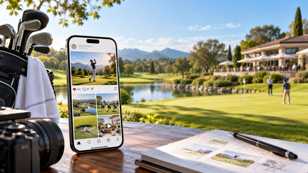 Social Media instagram Golf